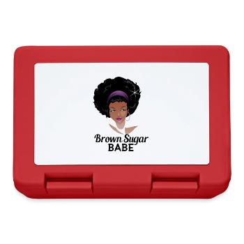 Sassy Black Queen Proud African American Women - Lunchbox - red - Front