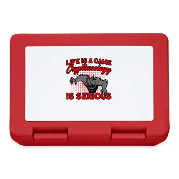 Cryptozoology Kryptoide Monster Nerd Gift - Lunchbox - red - Front