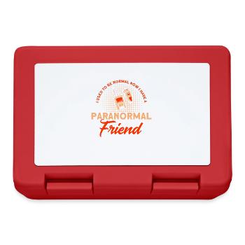 Haunted House Ghost Hunter Ghost Hunt Gift - Lunchbox - red - Front