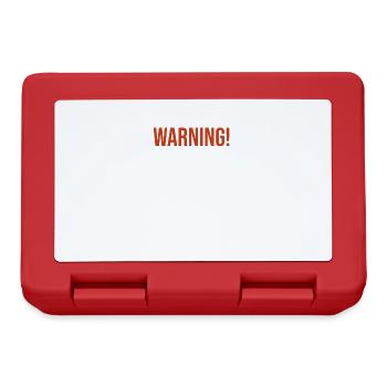 Warning I Bought The Drinking Package Funny - Lunchbox - red - Front