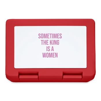 Sometimes the king is a woman - Lunchbox - red - Front