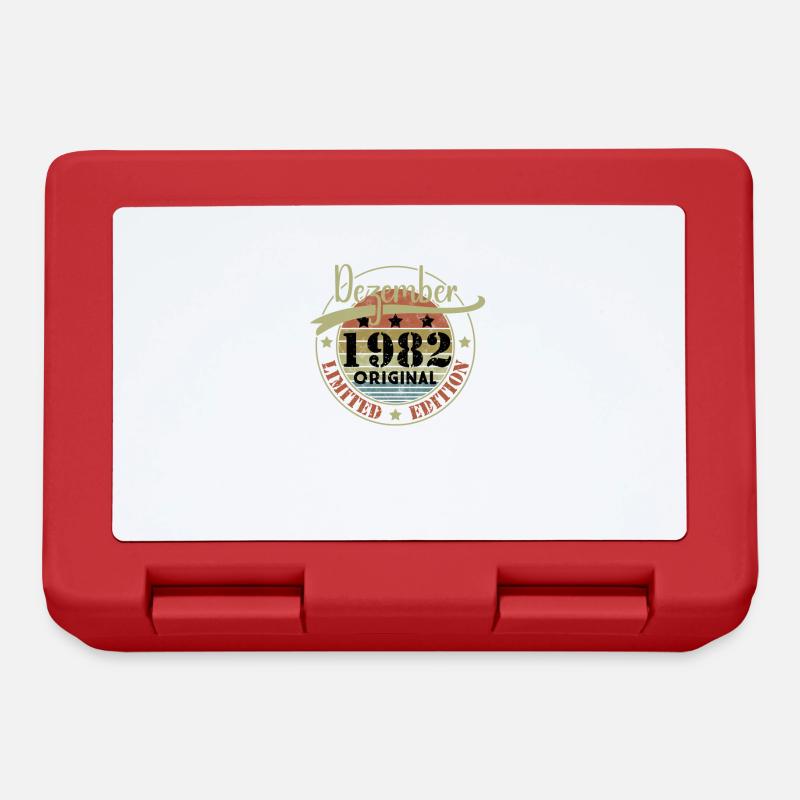 December 1982 Original Limited Edition 40 years - Lunchbox - red