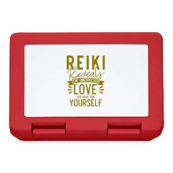 Symbole Reiki Maître Reiki Cadeau de Cristal Reiki - Boîte à goûter - rouge - Devant