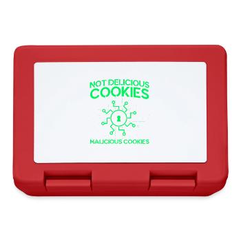 Cadeau de spécialiste de la sécurité réseau - Boîte à goûter - rouge - Devant