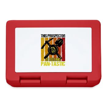 Gold Panner Gold Miner Gold Digger Gift - Lunchbox - red - Front