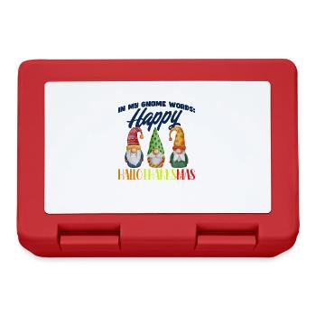 Thanksgiving Funny Dwarves Costume Autumn - Lunchbox - red - Front