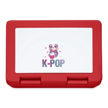 Nur Ein Mädchen, Das K-Pop, Koreanische Musik, - Brotdose - Rot - Vorne