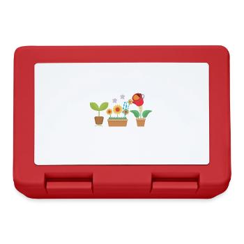 Sometimes I moisten my plants more funnily - Lunchbox - red - Front