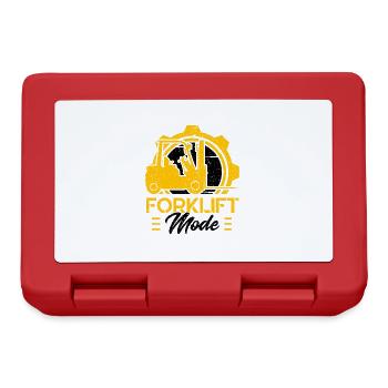 Forklift Driver Forklift Mode Gift - Lunchbox - red - Front