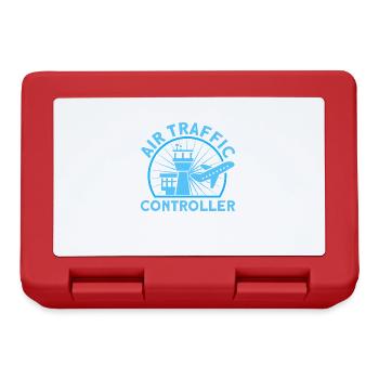 Air Traffic Control Air Traffic Controller Airport Gift - Lunchbox - red - Front