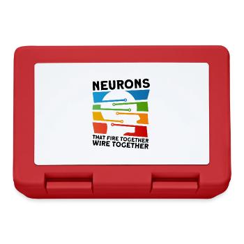 Neurobiologie Neurowissenschaftler Geschenk - Brotdose - Rot - Vorne