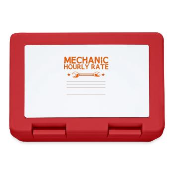 Mécanicien Grève Ingénieur Industriel - Boîte à goûter - rouge - Devant