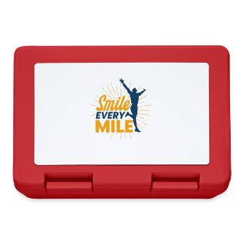 Runner Half Marathon Jogging Cadeau - Boîte à goûter - rouge - Devant