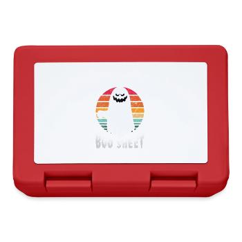 C’est boo sheet Halloween - Boîte à goûter - rouge - Devant