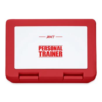 Fitness Workout Motivation Personal Trainer - Lunchbox - red - Front