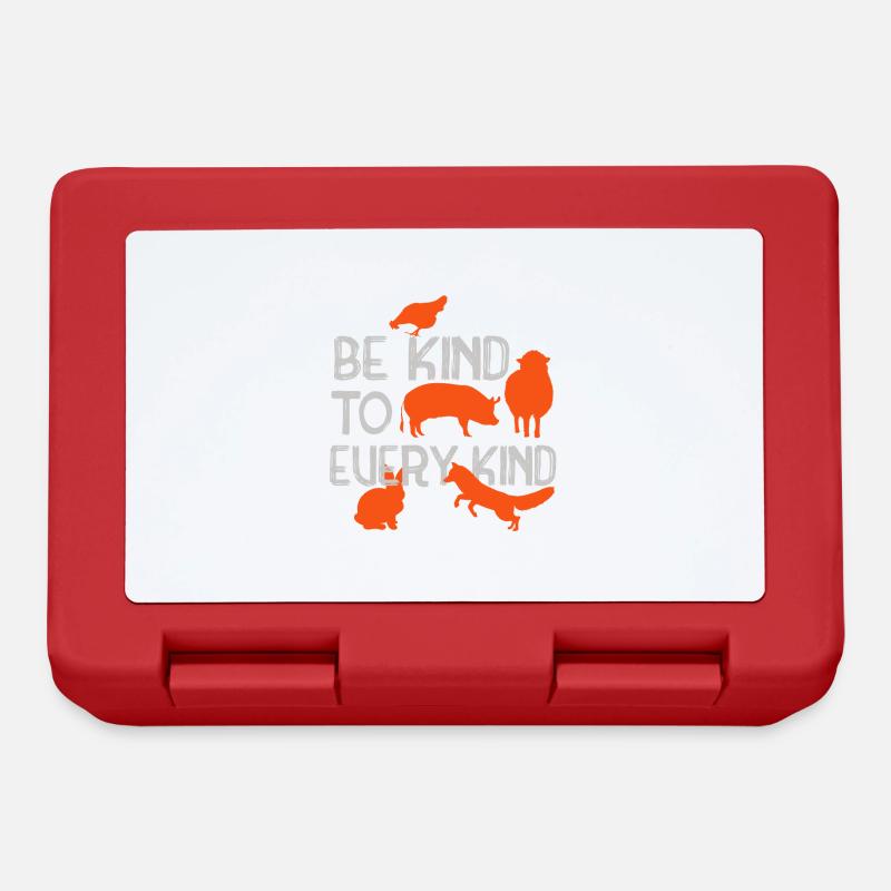 Be kind to any nice guy - Lunchbox - red