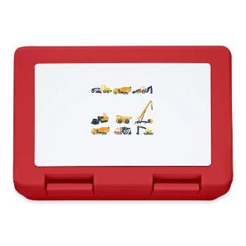 A plus tard excavatrice tout-petit Boy Kids - Boîte à goûter - rouge - Devant
