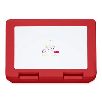 Oubliez princesse, je veux scientifique - Boîte à goûter - rouge - Devant