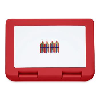 Pretty Incomplete Art Color Artist Colored - Lunchbox - red - Front