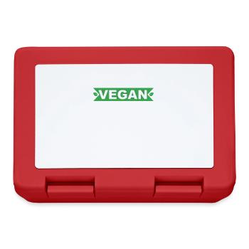 Dont ask me why Im vegan ask yourself why not - Lunchbox - red - Front