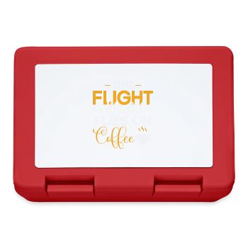 Flugbegleiter Stewardess Cabin Crew - Brotdose - Rot - Vorne