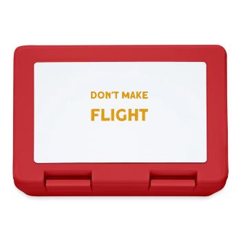 Flugbegleiter Stewardess Cabin Crew - Brotdose - Rot - Vorne