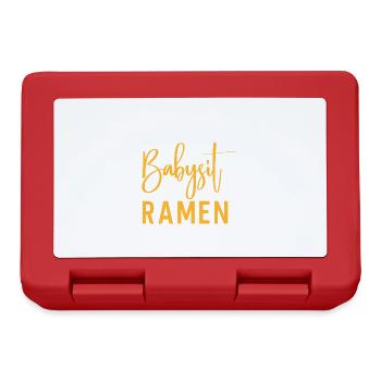 Babysitter Gift Babysitting Best Babysitter - Lunchbox - red - Front