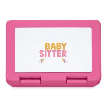 Babysitter Gift Babysitting Best Babysitter - Lunchbox - pink - Front