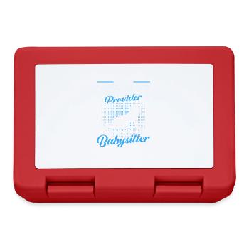 Babysitter Gift Babysitting Best Babysitter - Lunchbox - red - Front