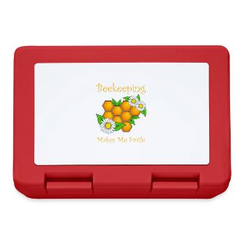 Beekeeper Beehive Funny Hobby Bee Keeper - Lunchbox - red - Front