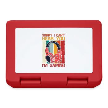 Sorry, I can't hear you, I - Lunchbox - red - Front