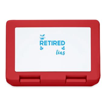 Tea Drinker Tea Lover Gift Tea - Lunchbox - red - Front