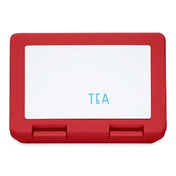 Tea Drinker Tea Lover Gift Tea - Lunchbox - red - Front