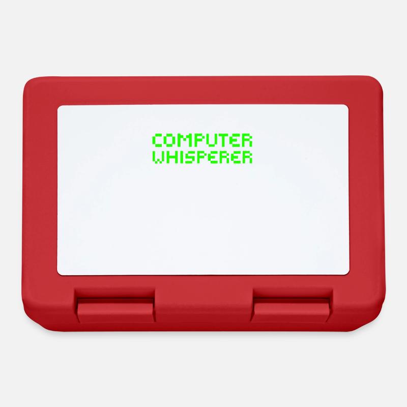 Chuchoteur d’ordinateur pour les programmeurs - Boîte à goûter - rouge