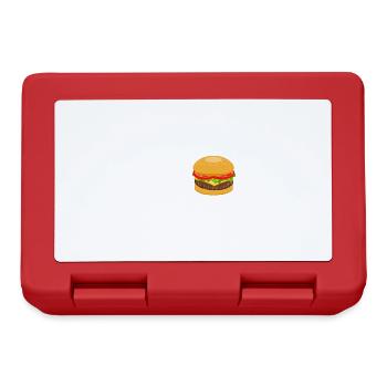 Hobby Burger Maker Delicious Fast Food Eating - Lunchbox - red - Front