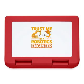 Engineering Robotics Robotics Engineer Gift - Lunchbox - red - Front