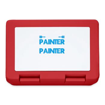 Painter Gift Painting Artist Master Painter - Lunchbox - red - Front