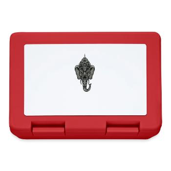 Ganesha I Hindouisme Bouddhisme Motif pour - Boîte à goûter - rouge - Devant