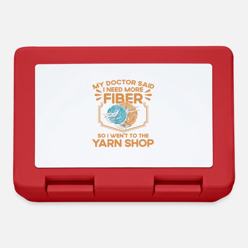 Yarn Knitting Knitting Fabric Knitting Gift - Lunchbox - red