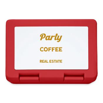 Real Estate Agent Broker Profession Real Estate - Lunchbox - red - Front