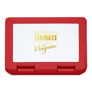 Real Estate Agent Broker Profession Real Estate - Lunchbox - red - Front
