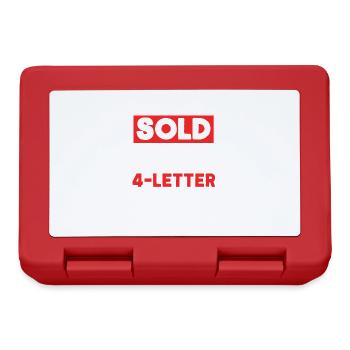 Real Estate Agent Broker Profession Real Estate - Lunchbox - red - Front