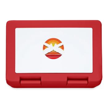 Carpenter Gift Saying Woodworking - Lunchbox - red - Front