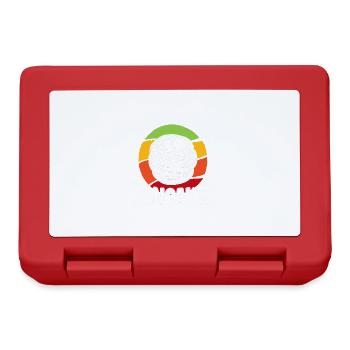 Pancake Lover Gift Pancake Saying - Lunchbox - red - Front