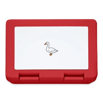 Oies et notes de musique Musician Cute Bird - Boîte à goûter - rouge - Devant