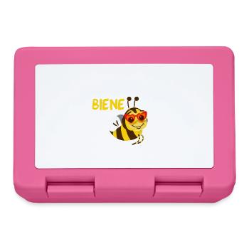 Ich Bin Die Biene Lustiger Name Sabine Vorname - Brotdose - Pink - Vorne