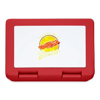 You had me at Bacon - Lunchbox - red - Front