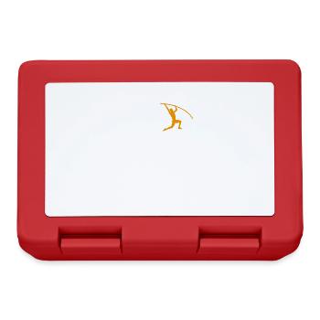 Pole vault High jump Athletics Decathlon - Lunchbox - red - Front