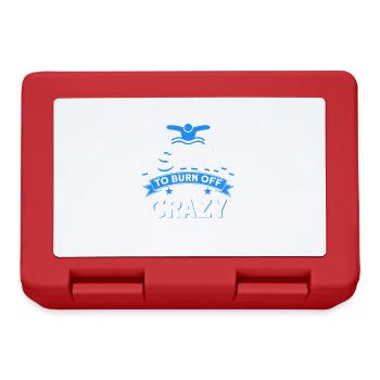 Schwimmen Geschenk Schwimmer Spruch Schwimmen - Brotdose - Rot - Vorne