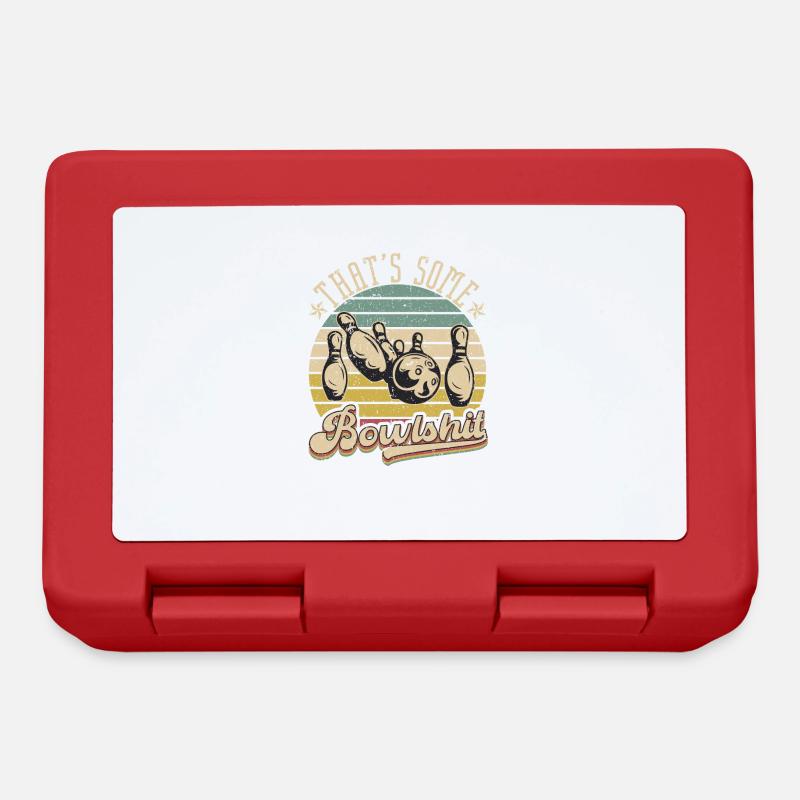 Thats some bowlshit for bowlers - Lunchbox - red